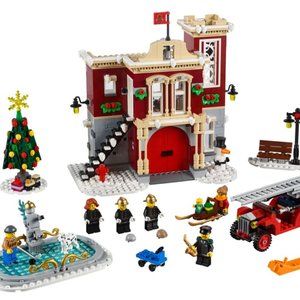 Retired Lego Winter Village Fire Station 2018 - EXPERT